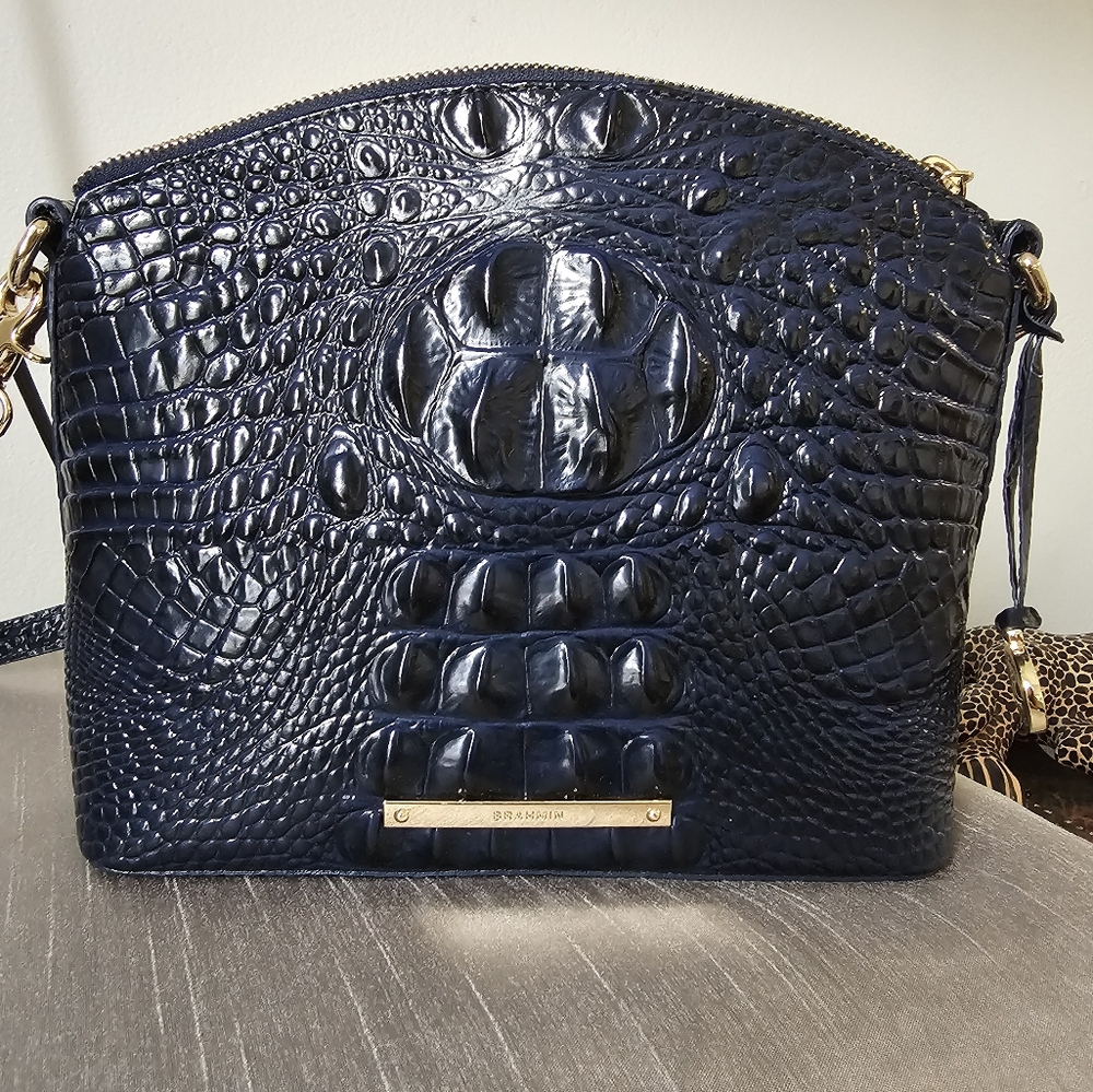 BRAHMIN Navy Blue BNWOT Bag